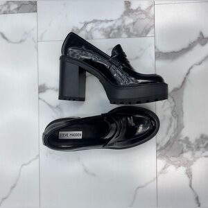 Steve Madden Kimberly heels in black, size 8.